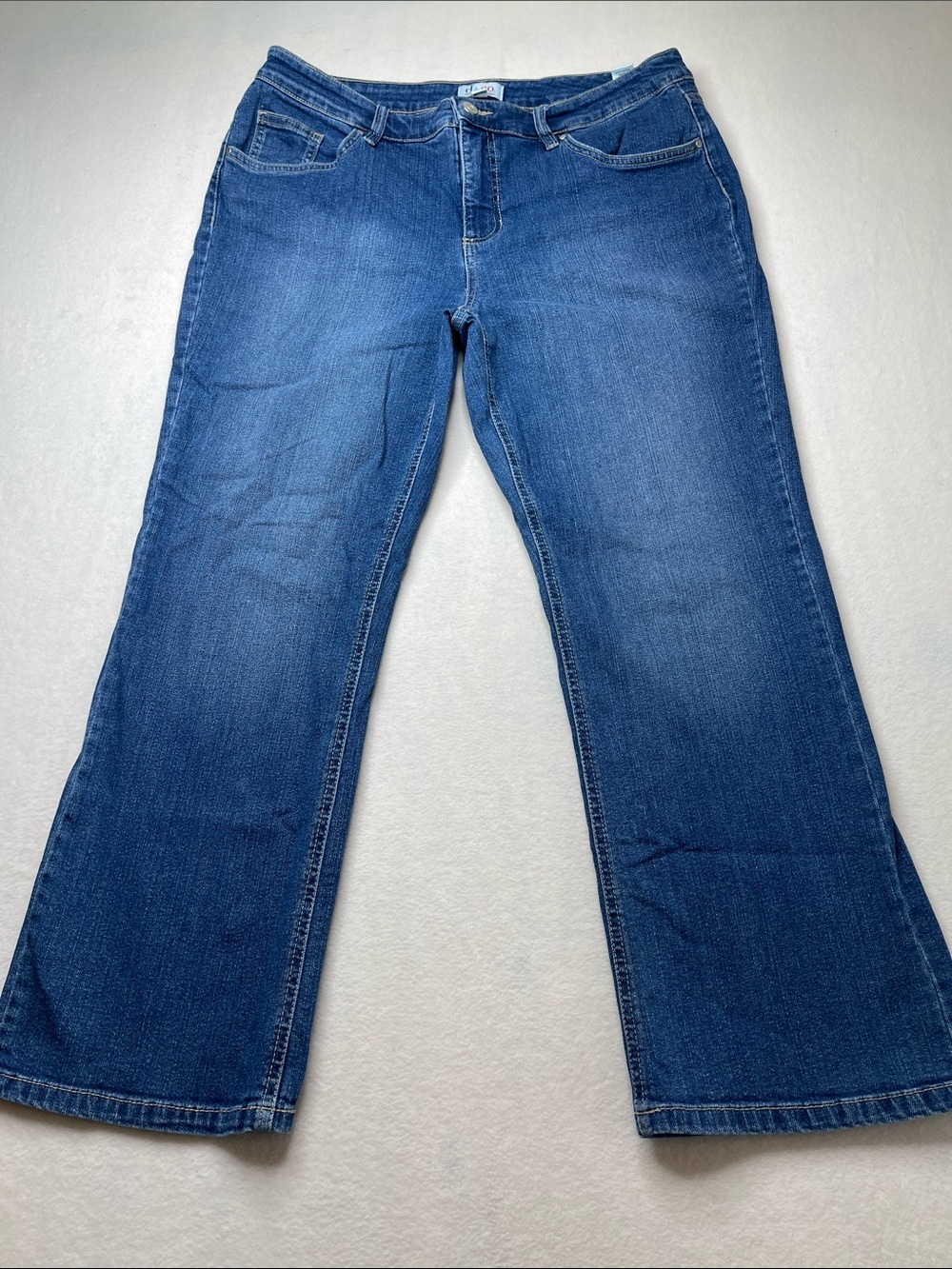 D&CO Classic Women's Blue Denim Jeans SIZE 16P